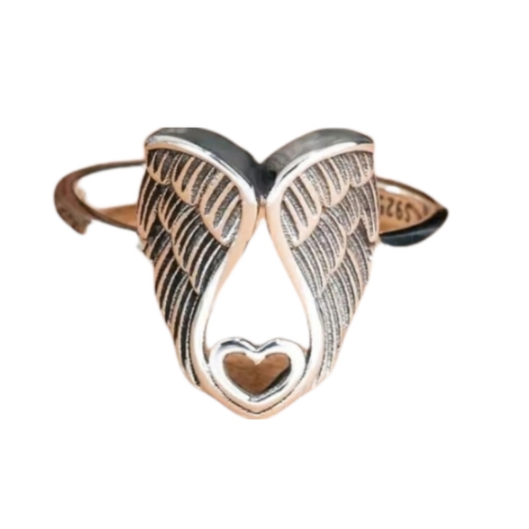 Jewelry - Heart/Wings Love Ring.  NEW sizes added